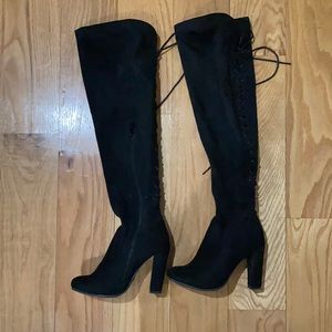 Black Suede Boots